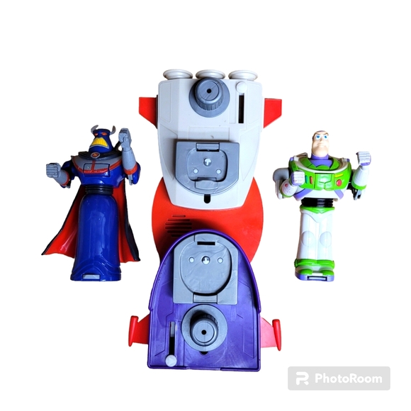 Vintage Toy Story 2 Rock’em Sock’em Robots Game 2000 Buzz Vs Zurg Rare Works - Picture 3 of 9